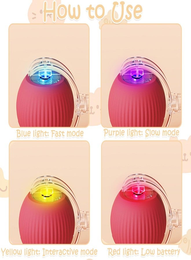 LARYNX Rolling Ball Toy for Pets, Interactive Cat Toys Rolling Ball, Interactive Dog Ball Toy with USB Rechargeable for Small, Medium Dogs - Image 4